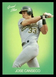 Jose Canseco 1990 Light Green Promo Card Oakland A's - Picture 1 of 2