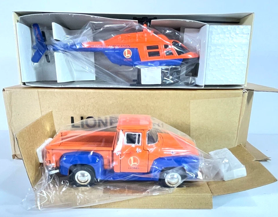 Lionel Tmt-411 1956 Ford Truck & Heli Helicopter Set New/box