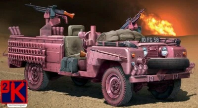 Italeri 6501 Land Rover Serie II 109 ' Rosa Panther' 1/35 Scala Plastica Kit - Immagine 1 di 4