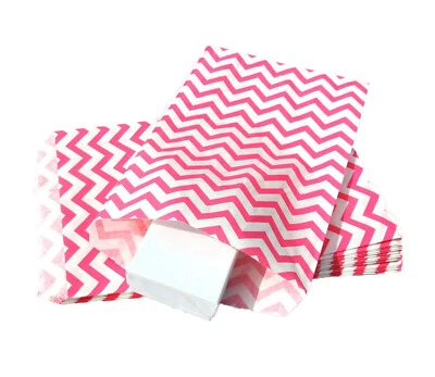 Lote de bolsas de regalo de papel 5x7, 6x9, chevron, cebra, leopardo, lunares fiesta boda Foto 1 de 4