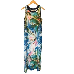 Soft Surroundings Penelope Tropical Print ärmelloses Maxikleid Gr.XS Neu mit Etikett - Bild 1 von 8