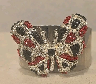 Brazalete mariposa adorno cristal Foto 1 de 4