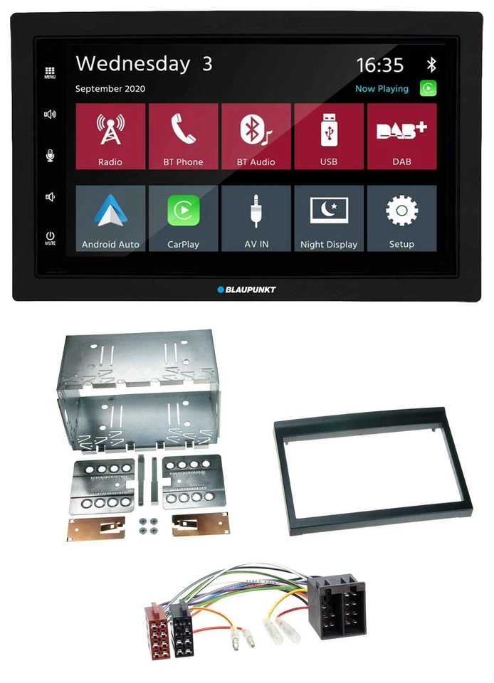 Blaupunkt 2DIN MP3 USB Bluetooth DAB Autoradio für Porsche 911, 996 (97-06) - Bild 1 von 4