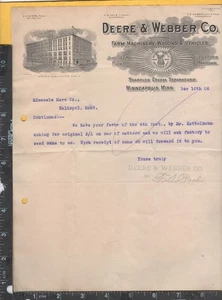 E888 C H Deere & Webber LH Minneapolis Landmaschine Missoula Merc Co Kalispel MT - Bild 1 von 2