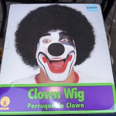 Rubie's 豪华服装黑色小丑非洲假发 - 均码适合所有 — 第 1/3 张图片