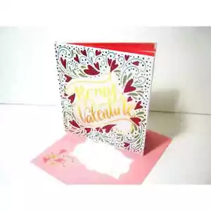 Love Friendship Anniversary Birthday Greeting Card Hardcover Booklet Love Quotes - Picture 1 of 6