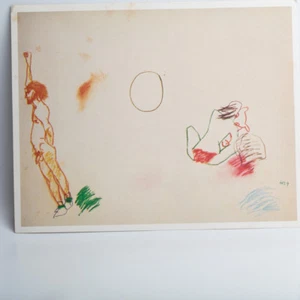Andrew Hudson Tibor de Nagy Card Bill leaning on Doorframe Marilyn Teddy Bear 79 - Picture 1 of 7