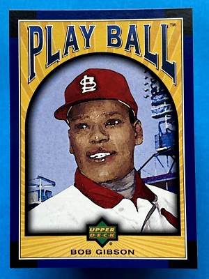 2004 Upper Deck Play Ball Blue Bob Gibson #36 - Image 1 of 2