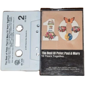 The Best of Peter Paul and Mary 10 Years Together M5 3105 Cassette - Picture 1 of 6
