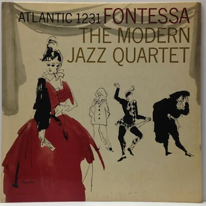 Modern Jazz Quartet-Fontessa-Atlantic 1231-MONO BLACK LABEL - Imagen 1 de 4