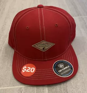 University of Washington State Cougars Top of The World Adjustable Red Hat Cap - Picture 1 of 7