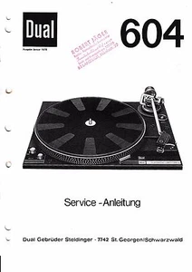 Service Manual-Anleitung für Dual 604 - Picture 1 of 1