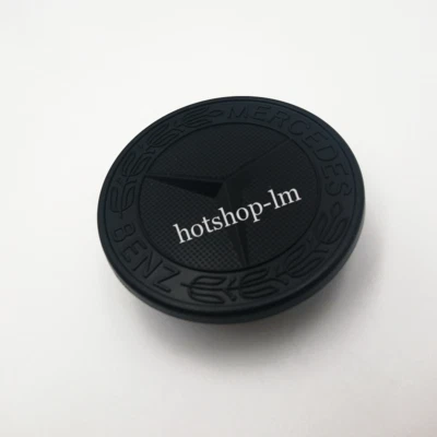 Эмблема капота матовый черный передний лавровый венок значок для Mercedes Benz AMG 57 мм - Изображение 1 из 4