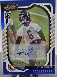 2022 Panini Absolute - Rookies Spectrum Signatures Blue #181 Kyler Gordon /35 - Picture 1 of 2