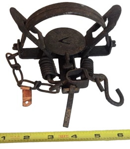 Oneida-victor Double Spring Trap no Teeth Vtg Rustic Tested Small Game Ready Use - Picture 1 of 9