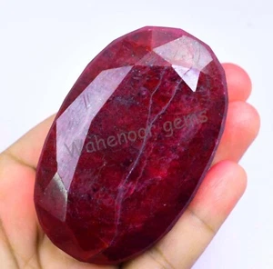 1016.5 Ct Natural Huge Blood Red Ruby Oval Certified Loose Gemstone - Picture 1 of 5