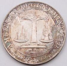 American Argent Mint Ltd 1 oz 999 Fine Silver Round World Trade Silver Shield