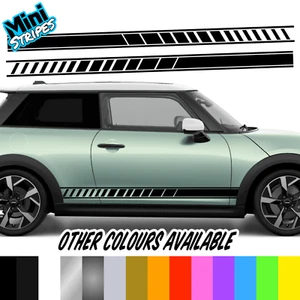 MINI COOPER S MINI FALDA LATERAL RAYAS VINILO CALCOMANÍAS PEGATINAS CARRERAS DEPORTE - Imagen 1 de 9