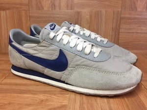 Vintageš„ Nike Air 1983 Diablo Waffle Racer Running Shoes 11.5 Oceania Blue Gray - Picture 1 of 11