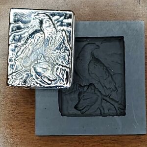 Eagle wolf 3D Graphite Ingot Mold for Gold Silver Copper Tin Melting Casting 