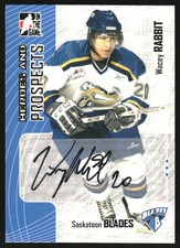 2005-06 ITG Heroes and Prospects Autographs Series II #WR Wacey Rabbit