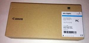 Canon PFI-706PC Foto Cyan datiert 07/2021 - Bild 1 von 4