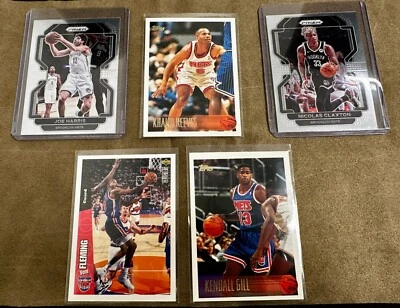 Lote de tarjetas de baloncesto NJ/Brooklyn Nets - Joe Harris, Reeves, Gill, Claxton, Fleming Foto 1 de 2