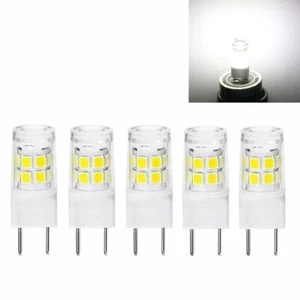 5X G8 LED Bulbs 3W 20-25W Halogens Replacement Bi-Pin LED Puck Light Bulb 6000K - Picture 1 of 8