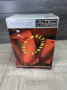 Altec Lansing Power cube 2 Speaker System Acs43 New Old Stock Acs 43 - Picture 1 of 12