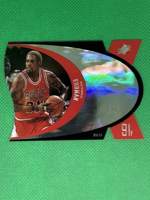 1996-97 SPX Dennis Rodman Bulls Die-cut Basketball Card #SPX6 - Image 1 of 2