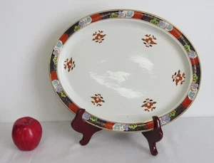 A Large Oval Serving Platter by Woods Ware England - The Ogontz Pattern - Picture 1 of 3