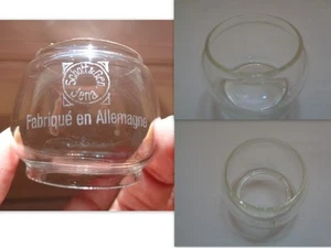 VERRE DE LAMPE GLOBE LANTERNE TRAIN SCHOTT & GEN JENA - Foto 1 di 1
