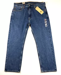 Levi's 505 Jeans Straight Leg Men's Size 38x29 Blue Denim Casual Work NWT NEW - Picture 1 of 15