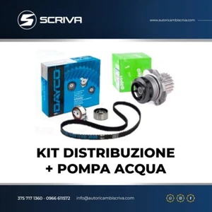 Kit cinghia distribuzione Fiat 600 seicento 1.1 1100 Ina con pompa acqua Valeo - Foto 1 di 1