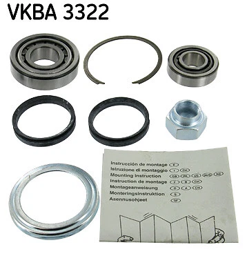 2x KIT DE COJINETE DE RUEDA PAR SKF VKBA 3322 BUJE DELANTERO PARA DAIHATSU Foto 1 de 1