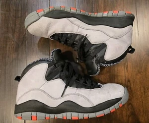 Air Jordan X 10 Retro - US Men's 11 Cool Grey/Infrared Black - 310805-023 No BOX - Picture 1 of 10