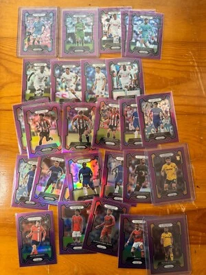 2023-24 Prizm EPL Premier League Pick Your PURPLE PRIZM - Buy More & Save - Image 1 of 3