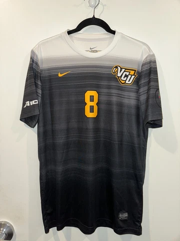 Men's Nike VCU Rams NCAA Team Issued Game Worn Soccer Jersey - #8 Size Medium Cover