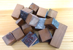 LOT 17 Vintage Wood & Metal Letterpress Printing Block Dancing Beauty's Crusader - Picture 1 of 8