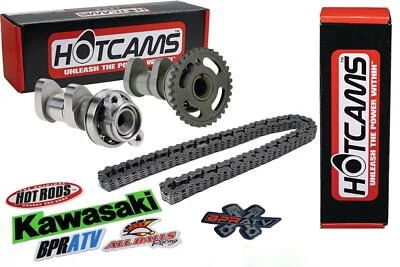 Juego de árbol de levas Kawasaki KFX450R 2008-2014 Hot Cams etapa 3 cadena de distribución de alta resistencia Foto 1 de 4