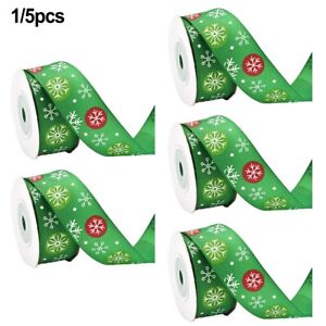 Celebrate with Style 2 5cm Printed Grosgrain Ribbons for Holiday Crafts
