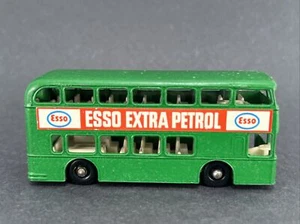 1960s Vintage Lesney Matchbox Series No 74 GREEN DAIMLER BUS ESSO EXTRA England - Picture 1 of 5