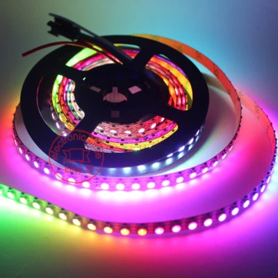 2M SK6812 3535 144led/m 5V addressable RGB LED pixel strip 7mm width White PCB - Image 1 of 4