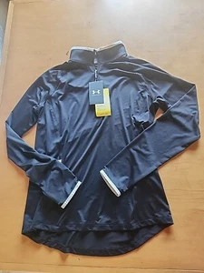 Under Armour Pullover Womens Size M Golf 1/4 Zip Long Sleeve Performance UPF 50 - Picture 1 of 10