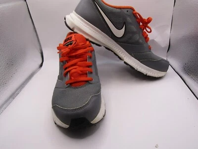 Nike Men's Downshifter 684652-005 Gray White Orange Sneaker Shoes Size 7 - Image 1 of 4