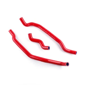 For 2003-2007 Suzuki Vinson 500 LT-F500F Silicone Radiator Coolant Hoses Red - Picture 1 of 16