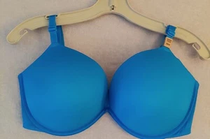 Victoria's Secret PINK Everywhere Padded Push Up Royal Blue Bra Size 38DD NWT - Picture 1 of 3