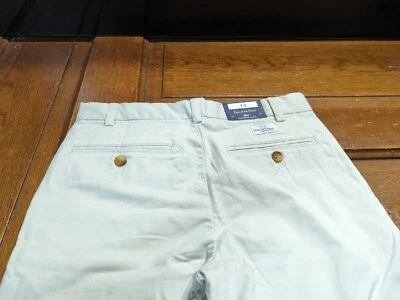 VINEYARD VINES Stone Beige Stretch Breaker Chino Pants Girls Size 14 - NWT - Image 1 of 4