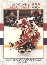 1991 Impel U.S. Olympic Hall of Fame 1980 U.S. Hockey Team/Aggressive blocking