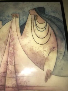 G.E. "Mullan - Piastrelle di ceramica - Arte nativa - Coperta fiore di zucca - 7,875""x7,875""" - Foto 1 di 4
